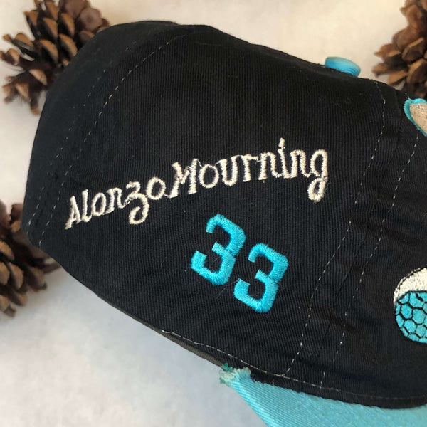 Vintage NBA Charlotte Hornets Alonzo Mourning Bootleg Snapback Hat