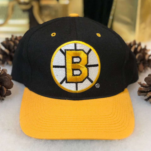 Vintage NHL Boston Bruins The G Cap Wool Snapback Hat
