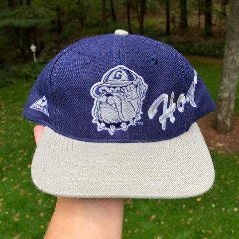 Vintage Apex One NCAA Georgetown Hoyas Side Script Snapback Hat