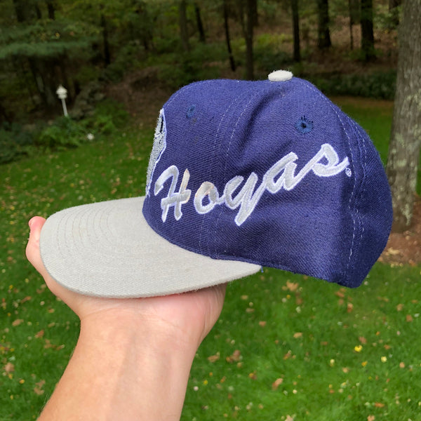 Vintage Apex One NCAA Georgetown Hoyas Side Script Snapback Hat