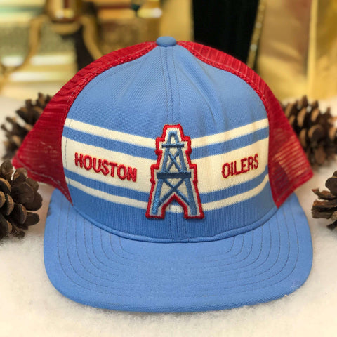 Vintage NFL Houston Oilers AJD Trucker Hat