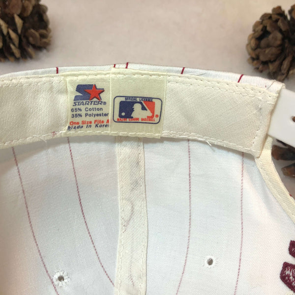 Vintage MLB Philadelphia Phillies Starter Pinstripe Twill Snapback Hat