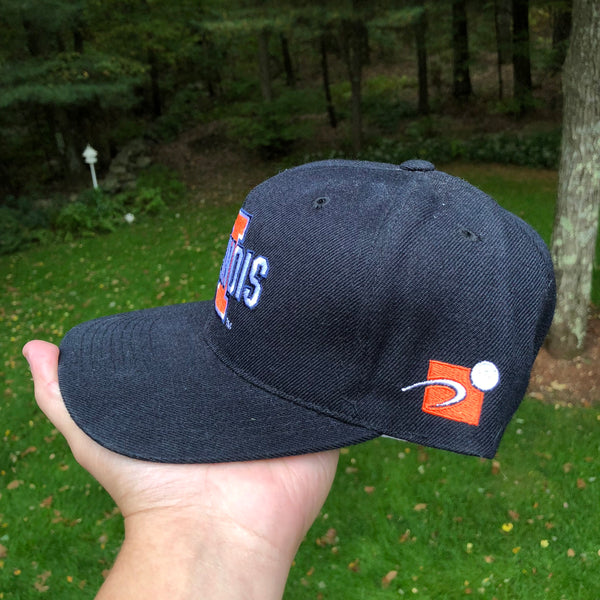 Vintage Sports Specialties NCAA Illinois Fighting Illini Plain Logo Snapback Hat