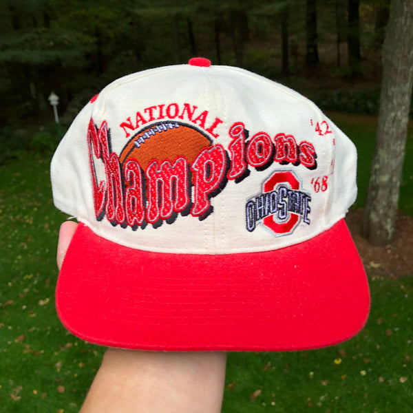 Vintage Top of the World NCAA Ohio State Buckeyes National Champions Snapback Hat