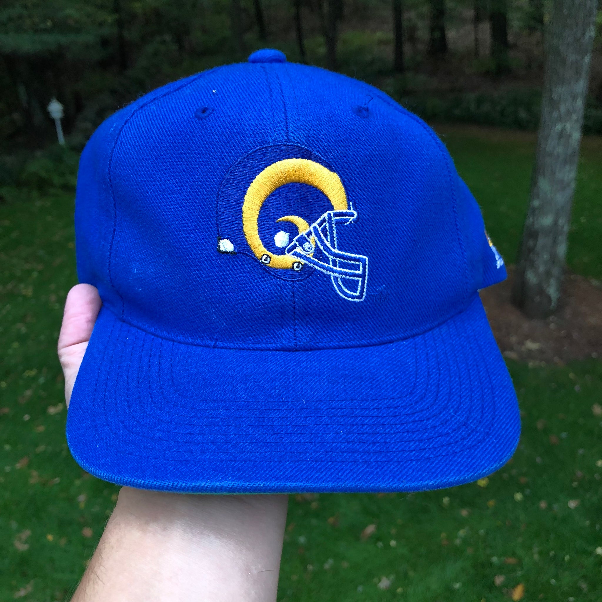 Vintage Sports Specialties NFL Los Angeles Rams Plain Logo Snapback Hat