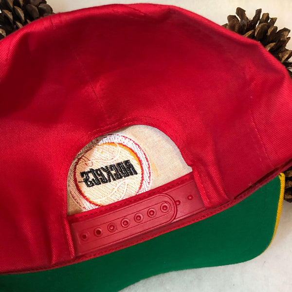Vintage NBA Houston Rockets Twins Enterprise Brim Arch Twill Snapback Hat