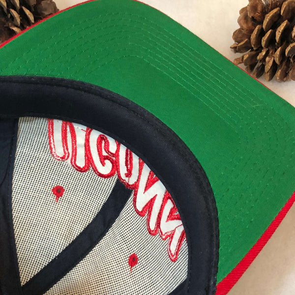 Vintage NCAA UConn Connecticut Huskies Starter Bubble Script Wool Snapback Hat