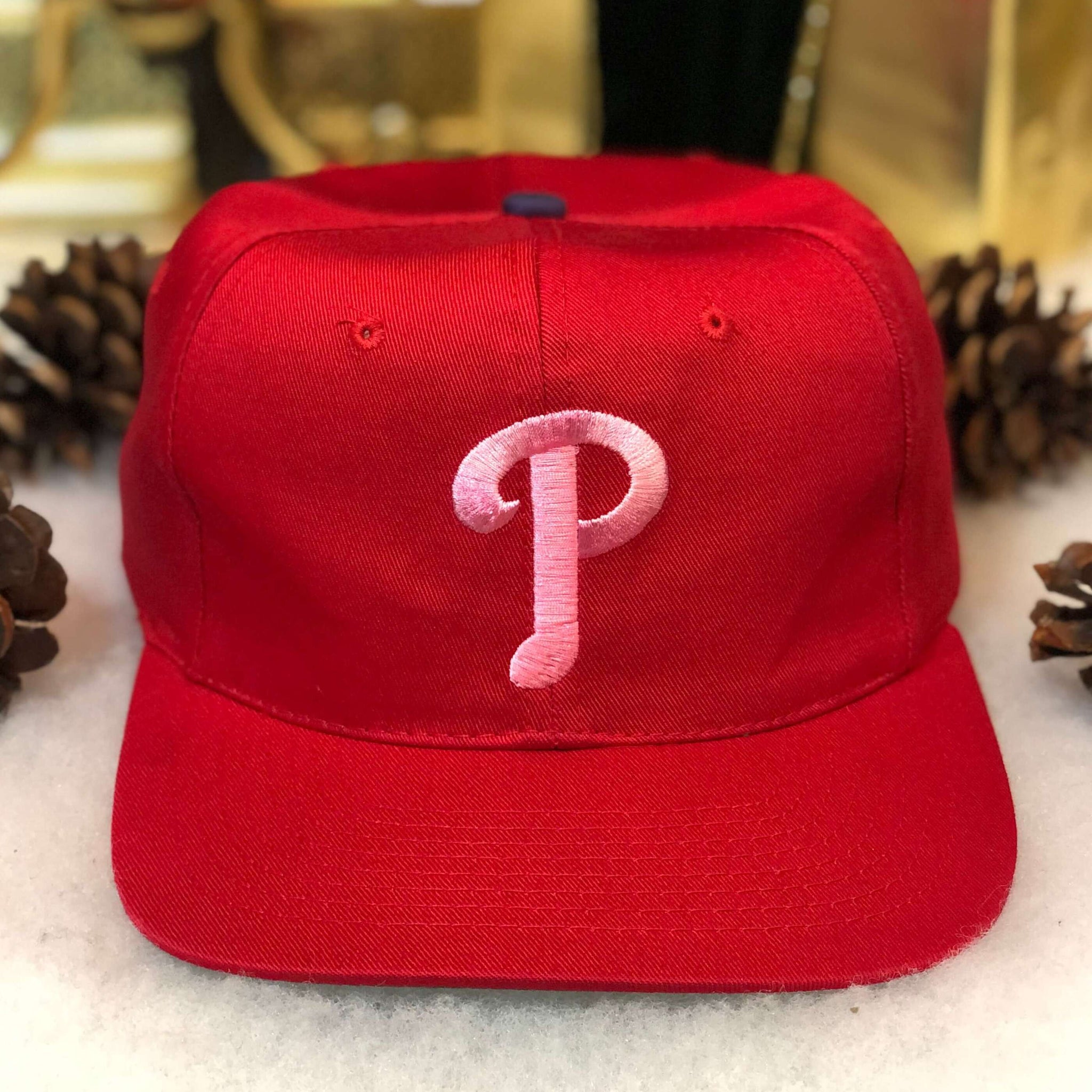 Vintage MLB Philadelphia Phillies Drew Pearson Twill Snapback Hat