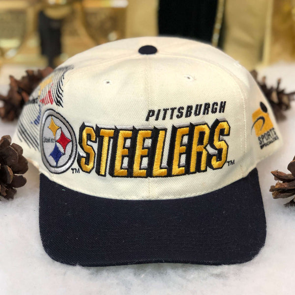 Vintage NFL Pittsburgh Steelers Sports Specialties Shadow Snapback Hat
