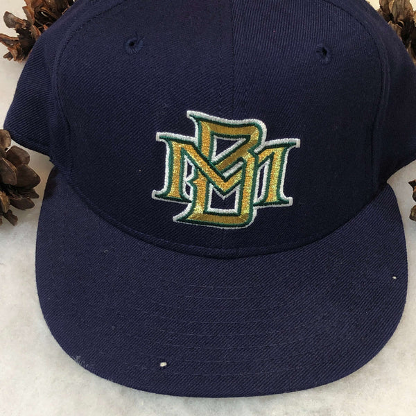 Vintage Deadstock NWOT MLB Milwaukee Brewers New Era Wool Fitted Hat 7 1/2