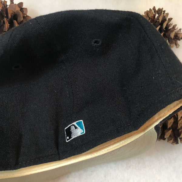 Vintage MLB Florida Marlins New Era Wool Fitted Hat 7 3/8