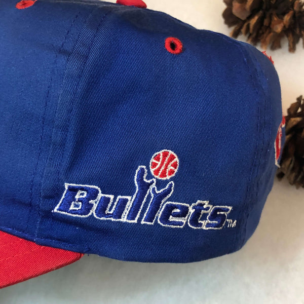 Vintage NBA Washington Bullets The G Cap Twill Snapback Hat
