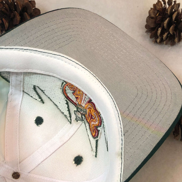 Vintage NBA Seattle Supersonics Logo 7 Twill Sharktooth Snapback Hat