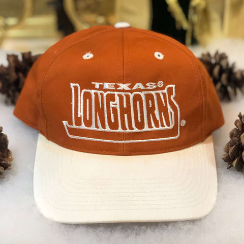 Vintage NCAA Texas Longhorns Signatures Twill Scrunchback Hat