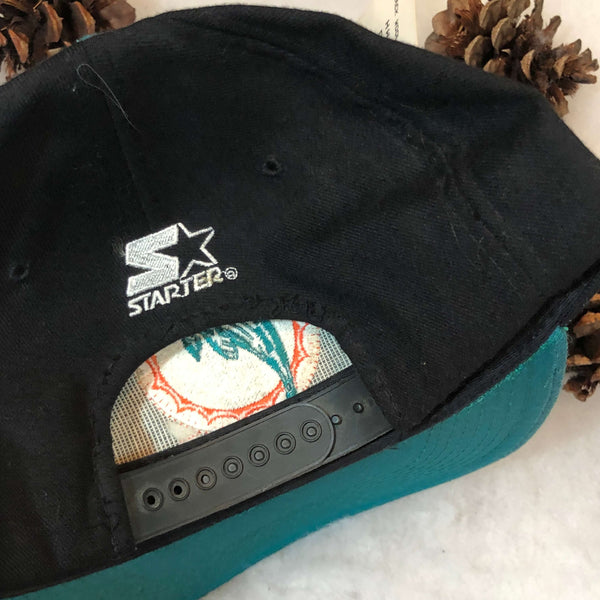 Vintage Deadstock NWT NFL Miami Dolphins Starter Wool Snapback Hat