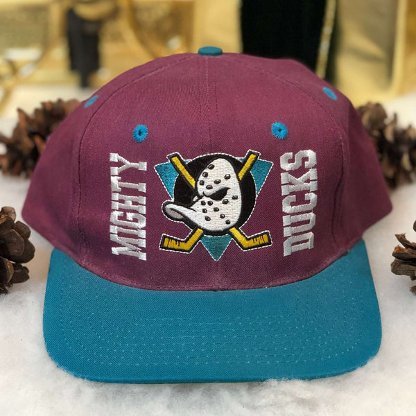 Vintage NHL Anaheim Mighty Ducks Annco Twill Snapback Hat