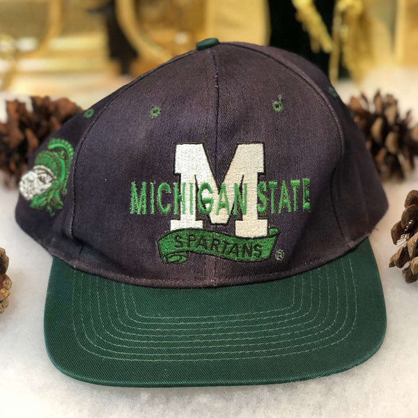 Vintage NCAA Michigan State Spartans HeadStart Twill Sanpback Hat