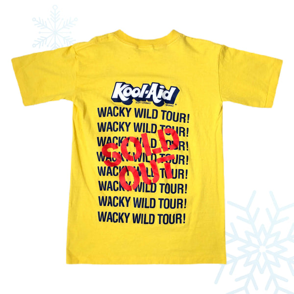 Vintage Kool-Aid Rock-A-Dile Red The Wacky Wild Tour T-Shirt (Youth XL)