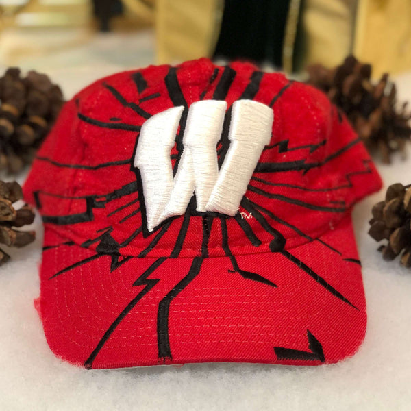 Vintage NCAA Wisconsin Badgers Starter Collision *YOUTH* Snapback Hat
