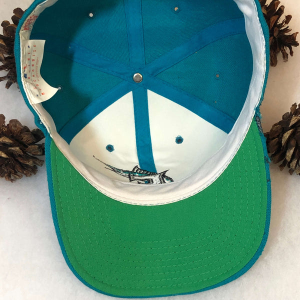 Vintage MLB Florida Marlins American Needle Wool Snapback Hat