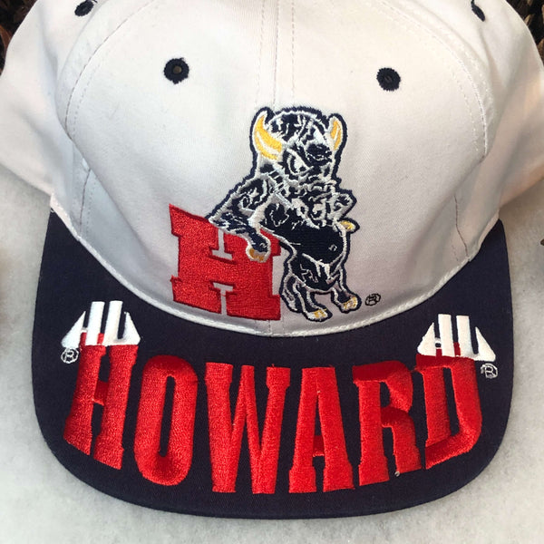 Vintage NCAA Howard Bison Twill Snapback Hat