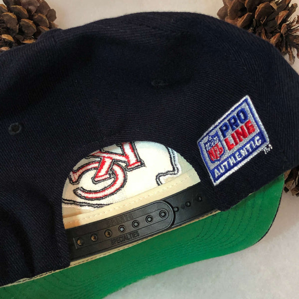 Vintage NFL Kansas City Chiefs Sports Specialties Plain Logo Wool Snapback Hat
