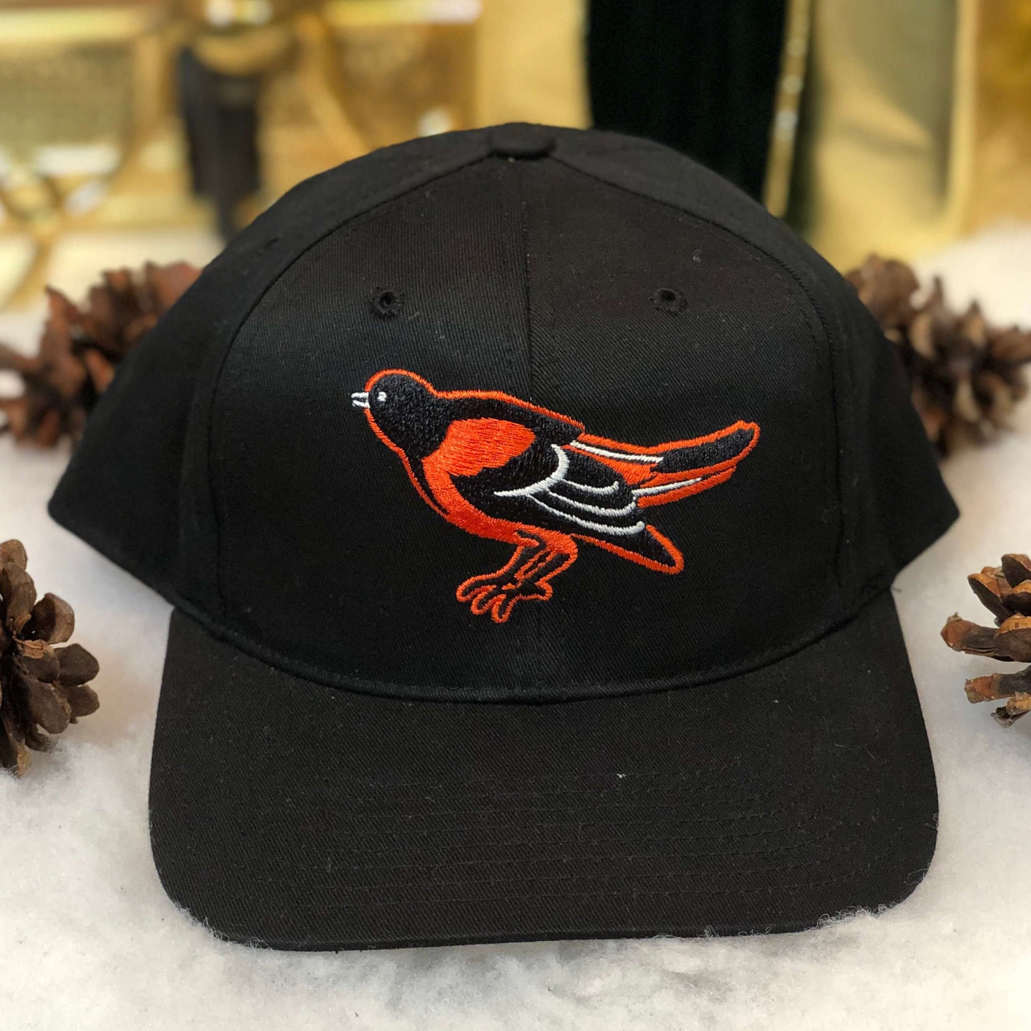 Vintage Deadstock NWOT MLB Baltimore Orioles Twins Enterprise Twill Snapback Hat