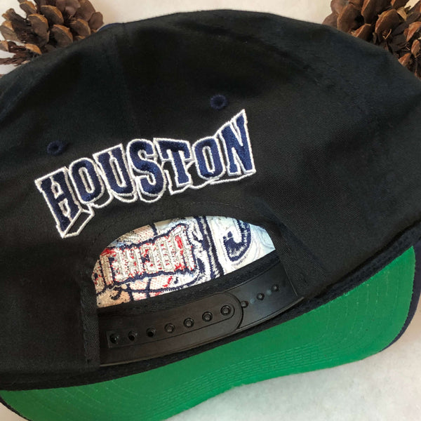 Vintage NBA Houston Rockets The G Cap Wave Twill Snapback Hat