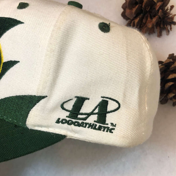 Vintage NFL Green Bay Packers Logo Athletic Sharktooth Wool Snapback Hat