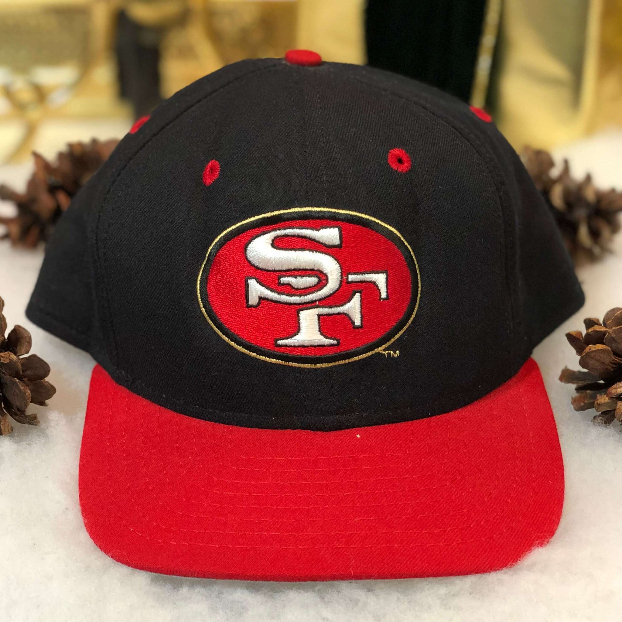 Vintage NFL San Francisco 49ers New Era Wool Snapback Hat