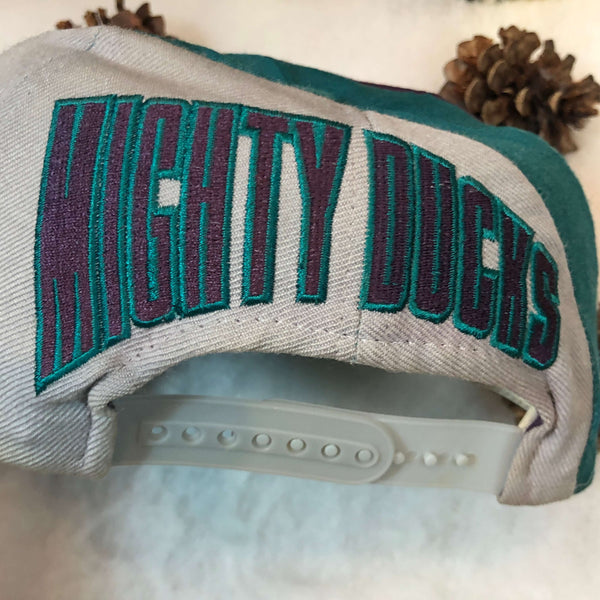 Vintage NHL Anaheim Mighty Ducks American Needle Wool Snapback Hat