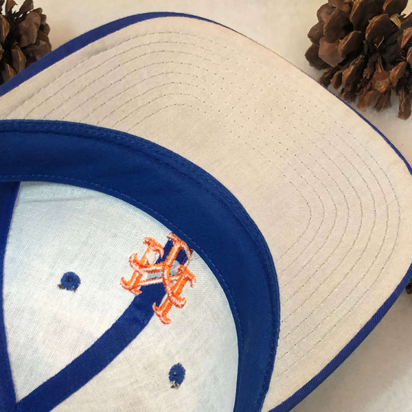 Vintage MLB New York Mets Clark Sportswear Twill Snapback Hat