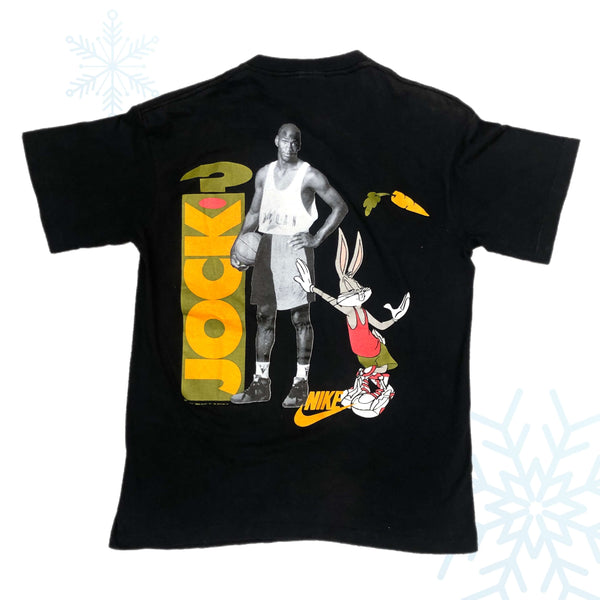 Vintage 1993 Nike "What's Up Jock?" Michael Jordan Bugs Bunny T-Shirt (M)