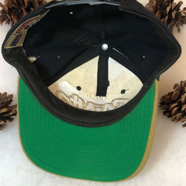 Vintage NFL New Orleans Saints Starter Bubble Script Wool Snapback Hat
