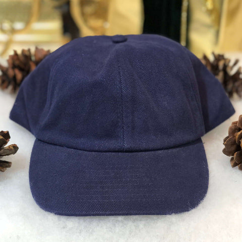 Vintage Navy Blank Mohr's Snapback Hat