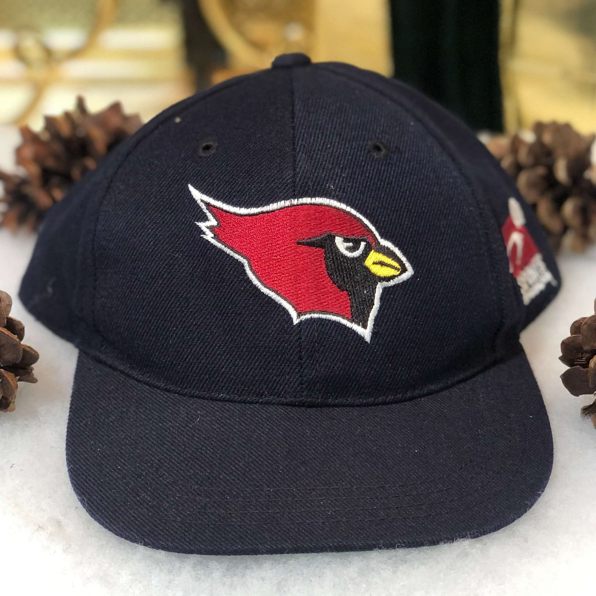 Vintage NFL Arizona Cardinals Sports Specialties Plain Logo Wool *YOUTH* Snapback Hat