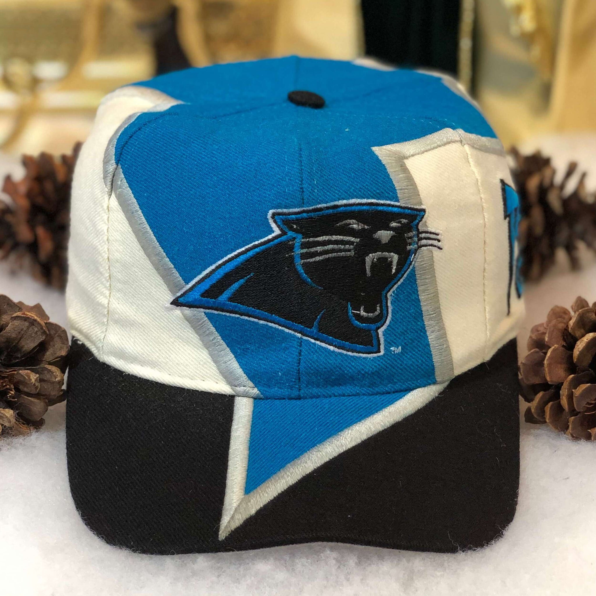Vintage NFL Carolina Panthers Drew Pearson Bolt Snapback Hat