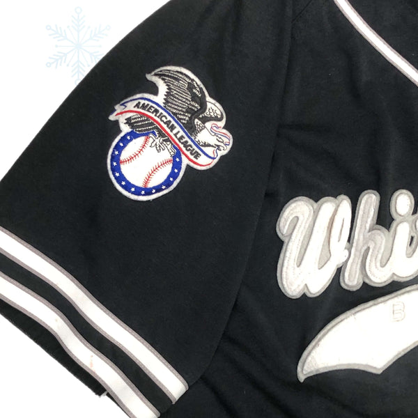 Vintage MLB Chicago White Sox Starter Script Baseball Jersey (L)
