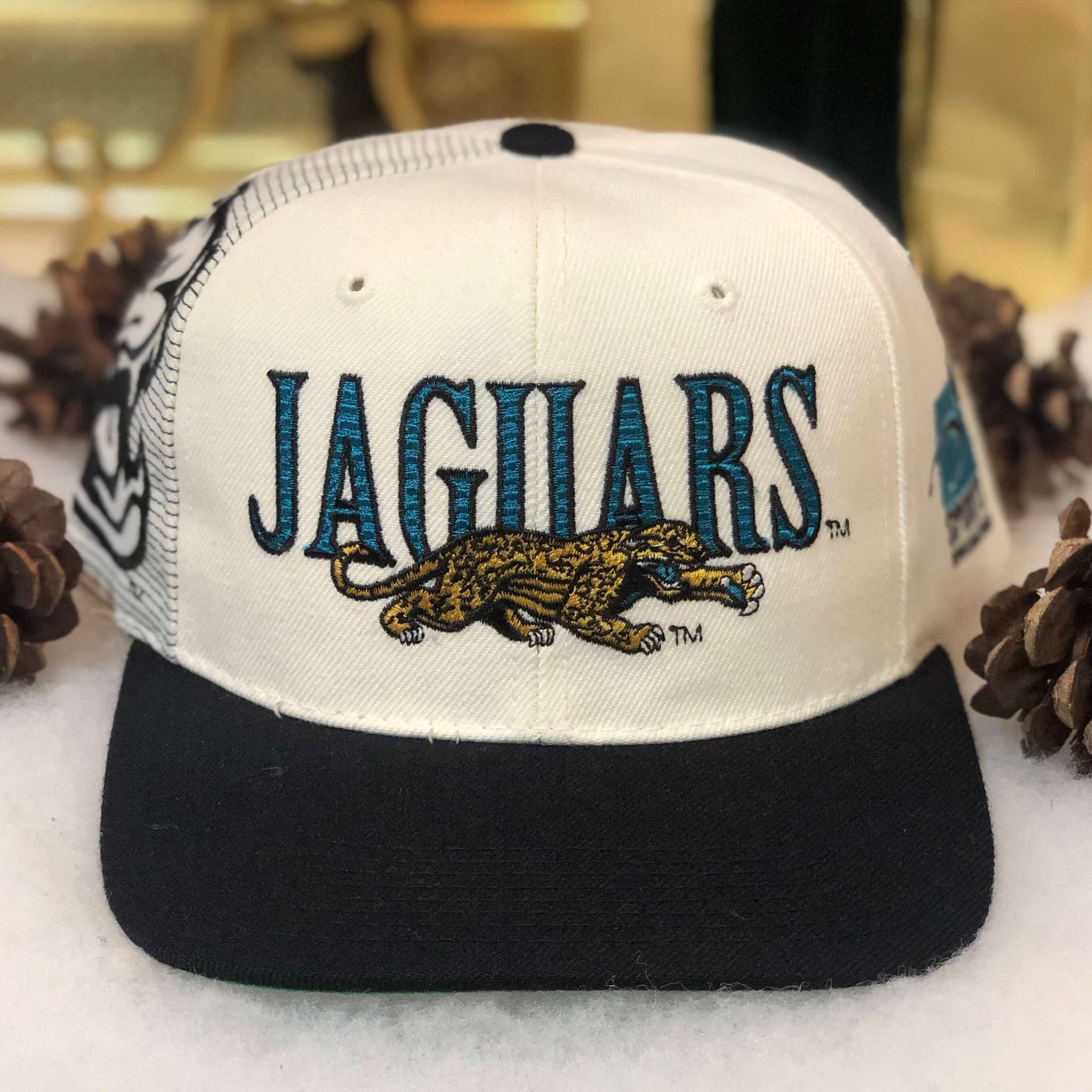 Vintage NFL Jacksonville Jaguars Sports Specialties Laser Snapback Hat