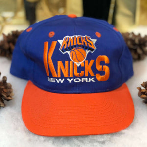 Vintage NBA New York Knicks Drew Pearson Twill Snapback Hat