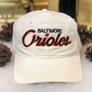 Vintage MLB Baltimore Orioles Sports Specialties Twill Script Snapback Hat