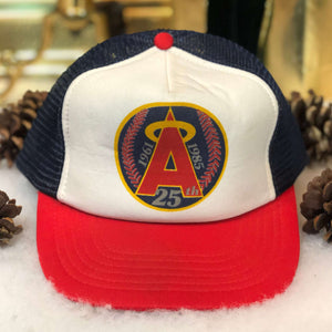 Vintage Deadstock NWOT MLB California Angels 25th Anniversary Trucker Hat