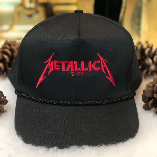 Vintage Deadstock NWOT 1991 Metallica Heavy Metal Band Snapback Hat