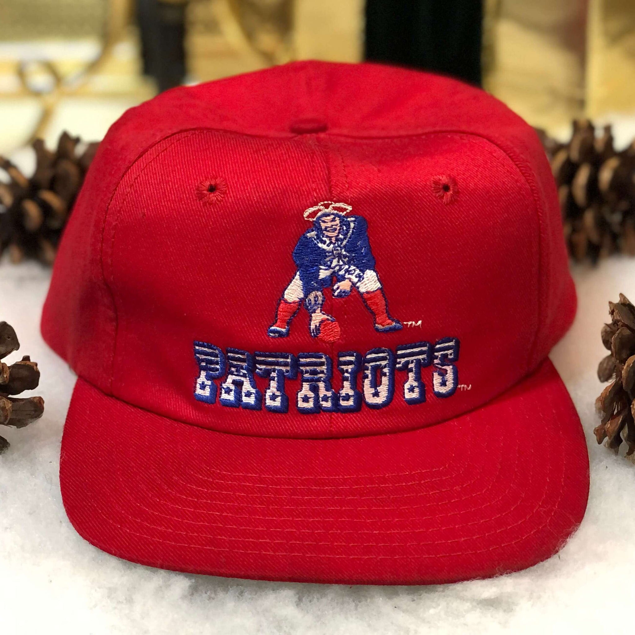 Vintage NFL New England Patriots Eastport Twill Snapback Hat