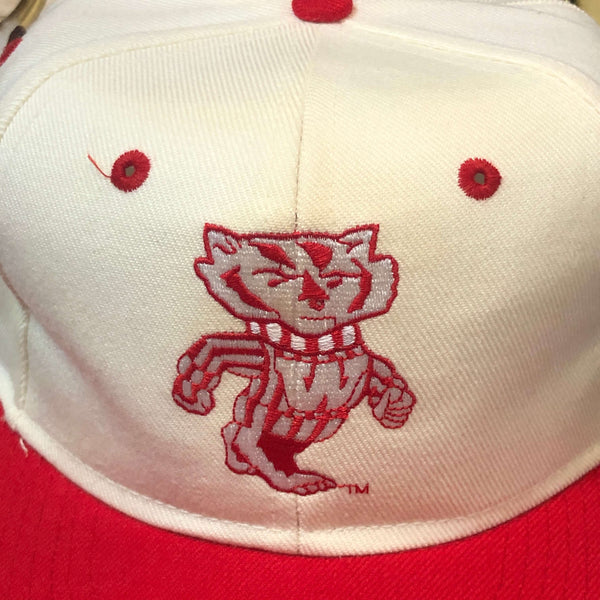 Vintage NCAA Wisconsin Badgers Competitor Wool Snapback Hat