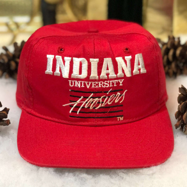 Vintage NCAA Indiana Hoosiers Signatures Twill Snapback Hat