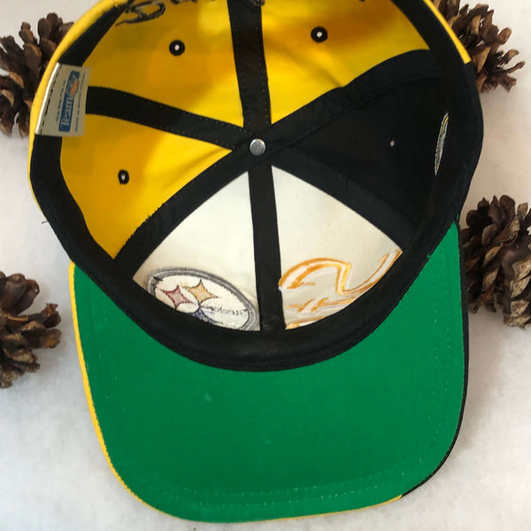 Vintage NFL Pittsburgh Steelers Big Script Twill Snapback Hat
