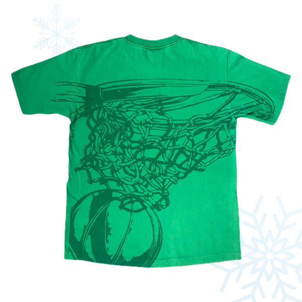Vintage NBA Boston Celtics Chalk Line All Over Print T-Shirt (L)