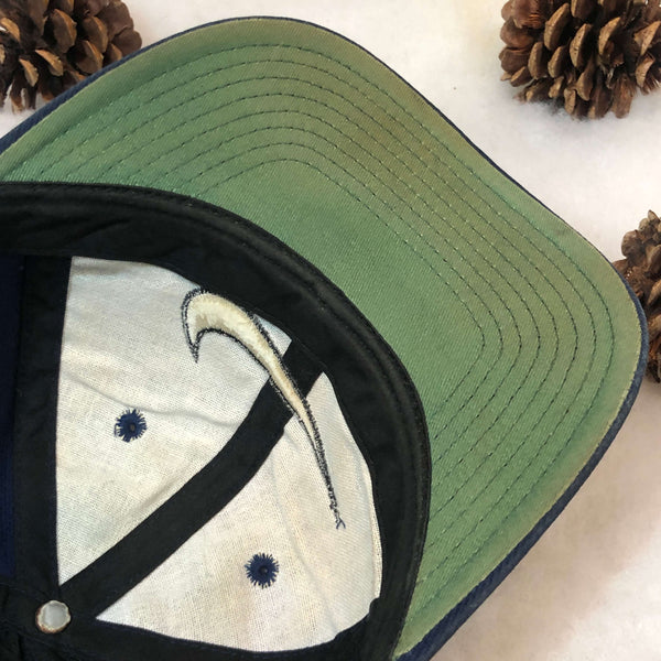 Vintage Nike Check Navy Snapback Hat