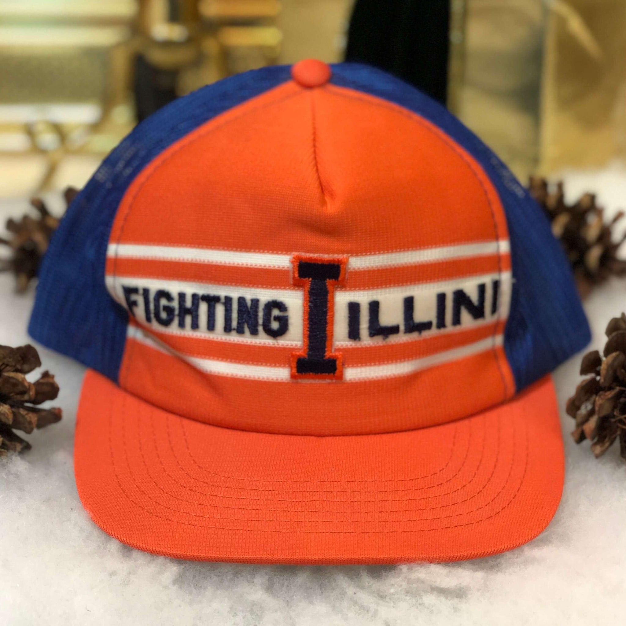 Vintage NCAA Illinois Fighting Illini YoungAn Trucker Hat